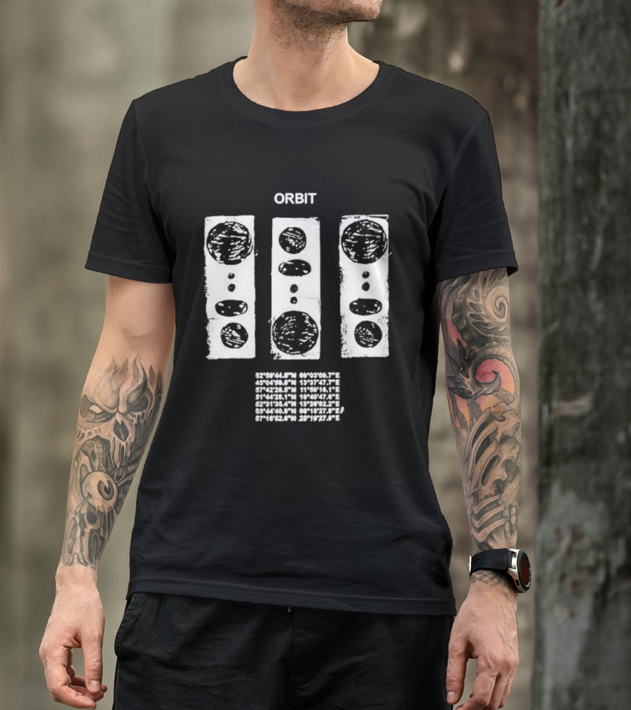 ORBIT Planet Coordinates Speaker T-Shirt