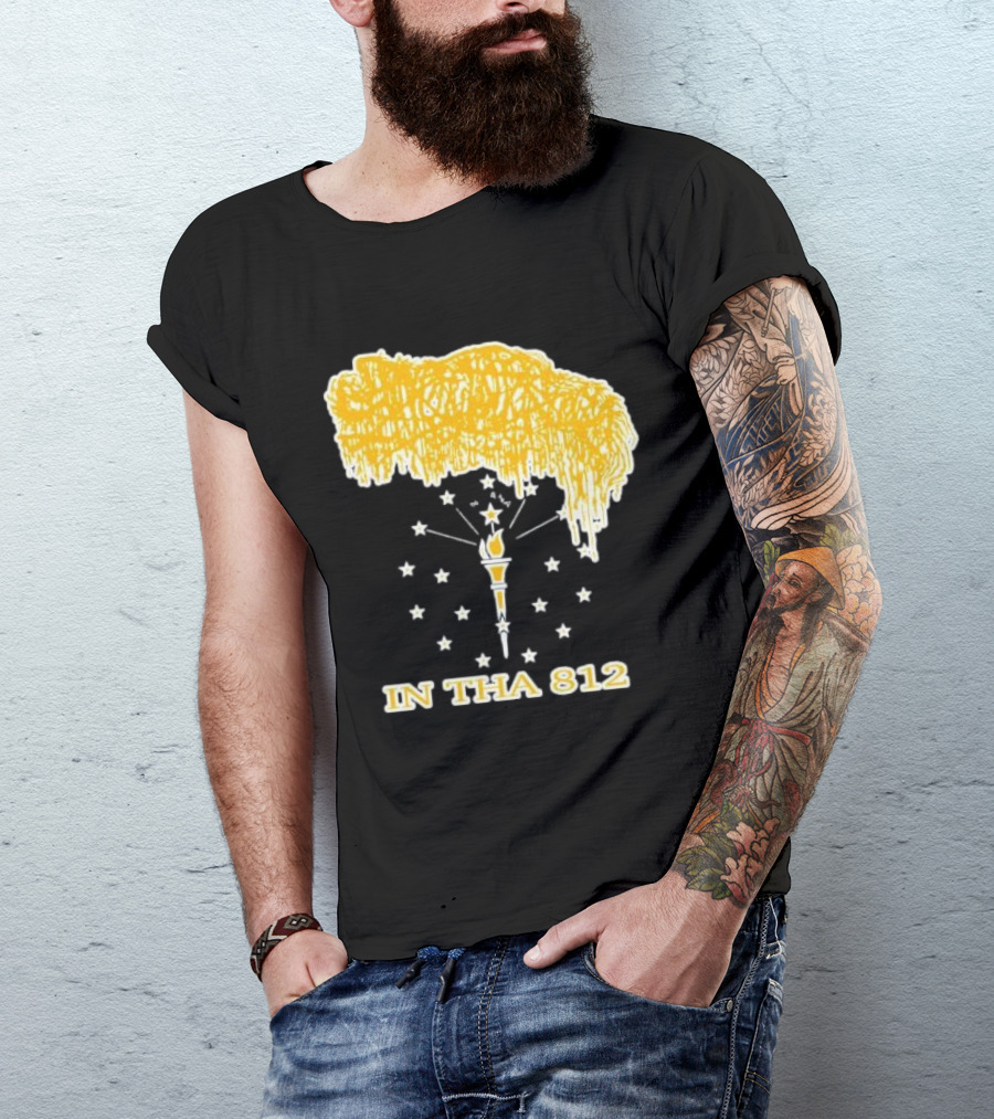 Indiana In Tha 812 Stars Torch Noodles T-Shirt