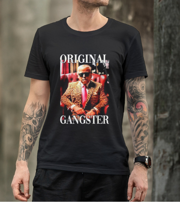 Tammie McDonald Original Gangster Leopard Suit And Sunglasses T-Shirt