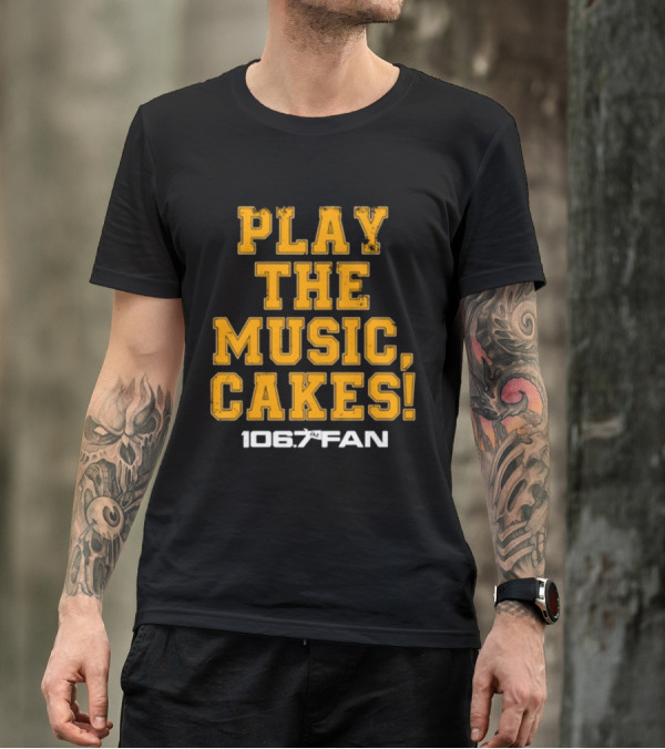 106.7 The Fan Play The Music Cakes The Junkies T-Shirt