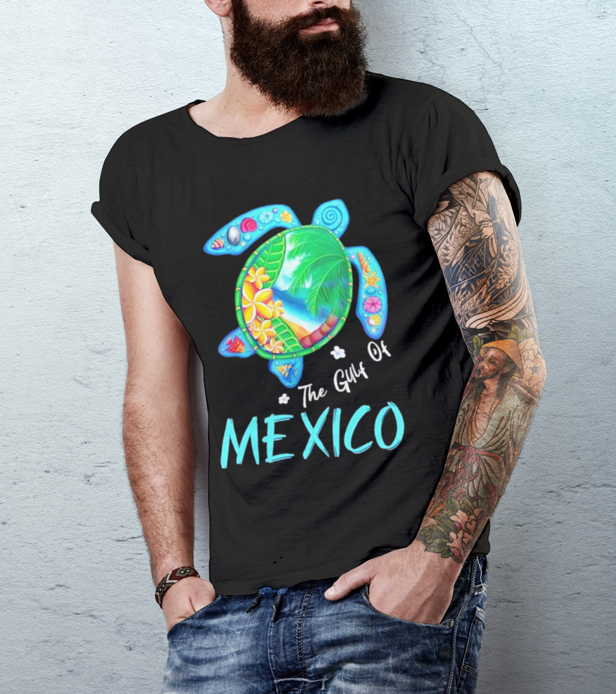 The Gulf Of Mexico Turtle Summer Beach Souvenir T-Shirt