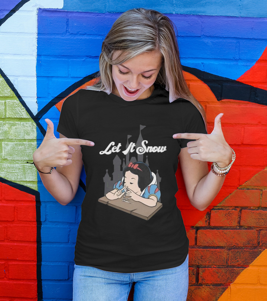 Unethical Threads Let It Snow Castle Scene T-Shirt