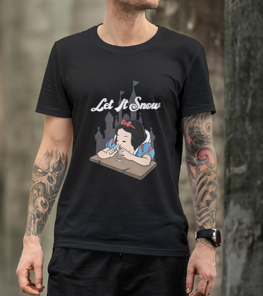Unethical Threads Let It Snow Castle Scene T-Shirt