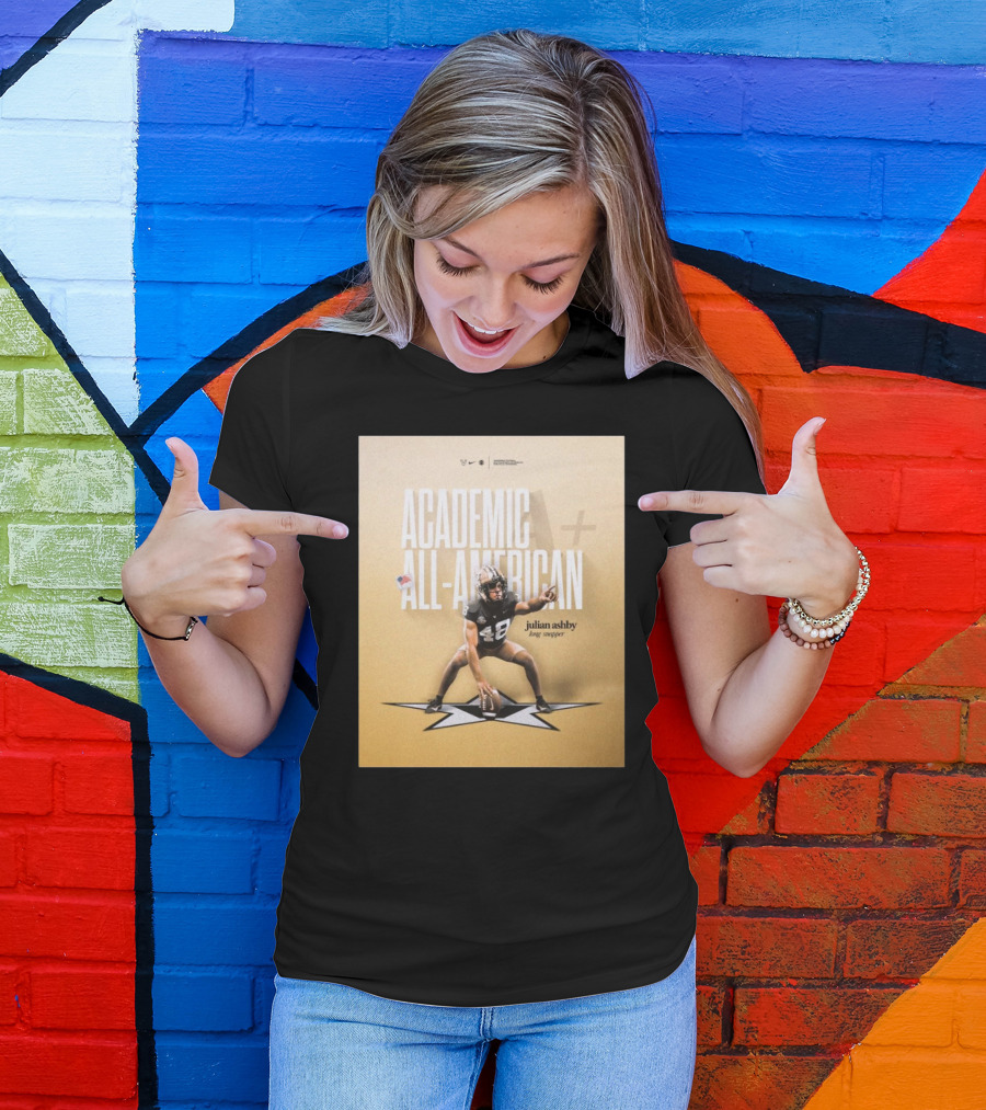 Vanderbilt Football Julian Ashby Academic All-American Long Snapper T-Shirt