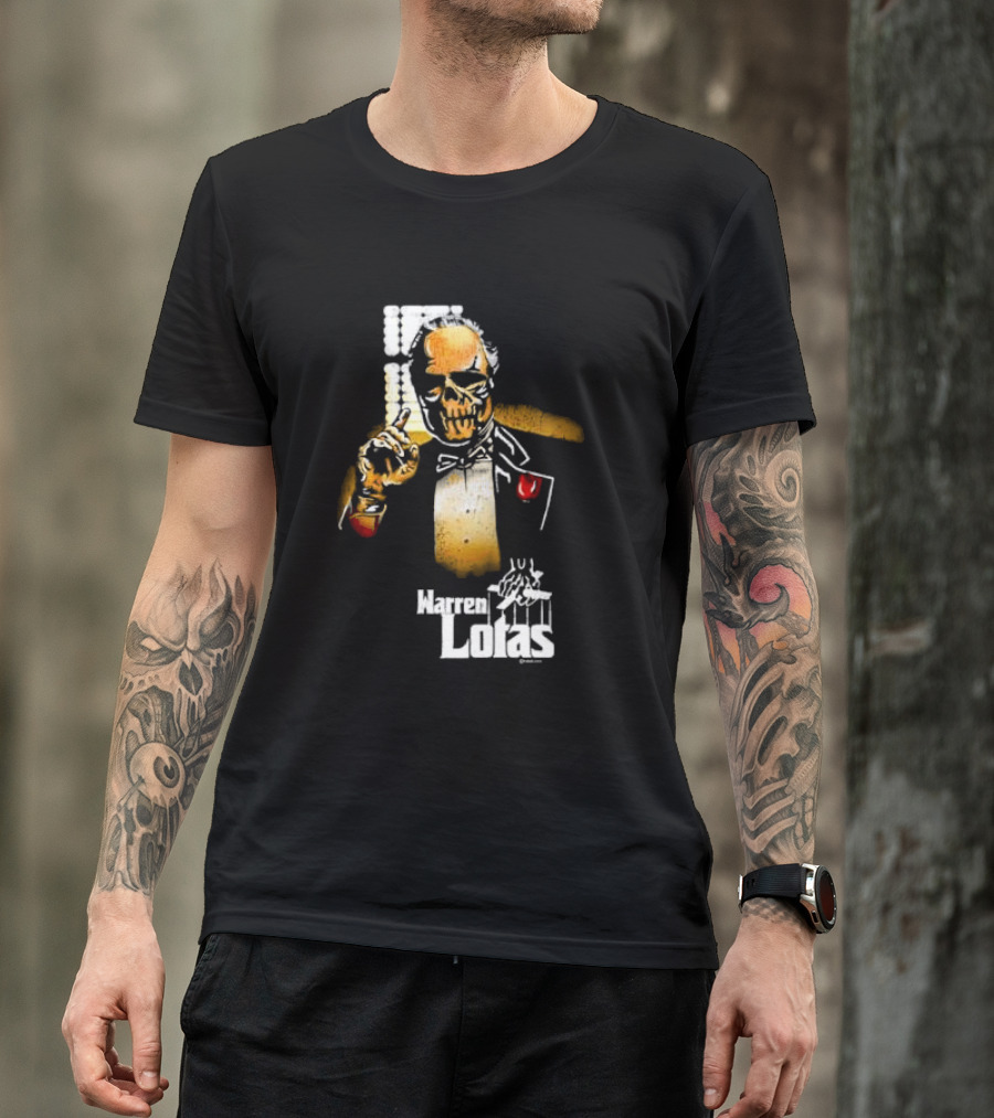 Warren Lotas The Don The Godfather Skeletal Figure Gesture T-Shirt