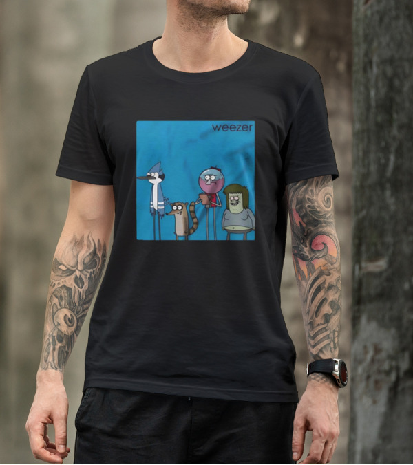 Weezer Mordecai And The Rigbys The Regular Show Vintage T-Shirt