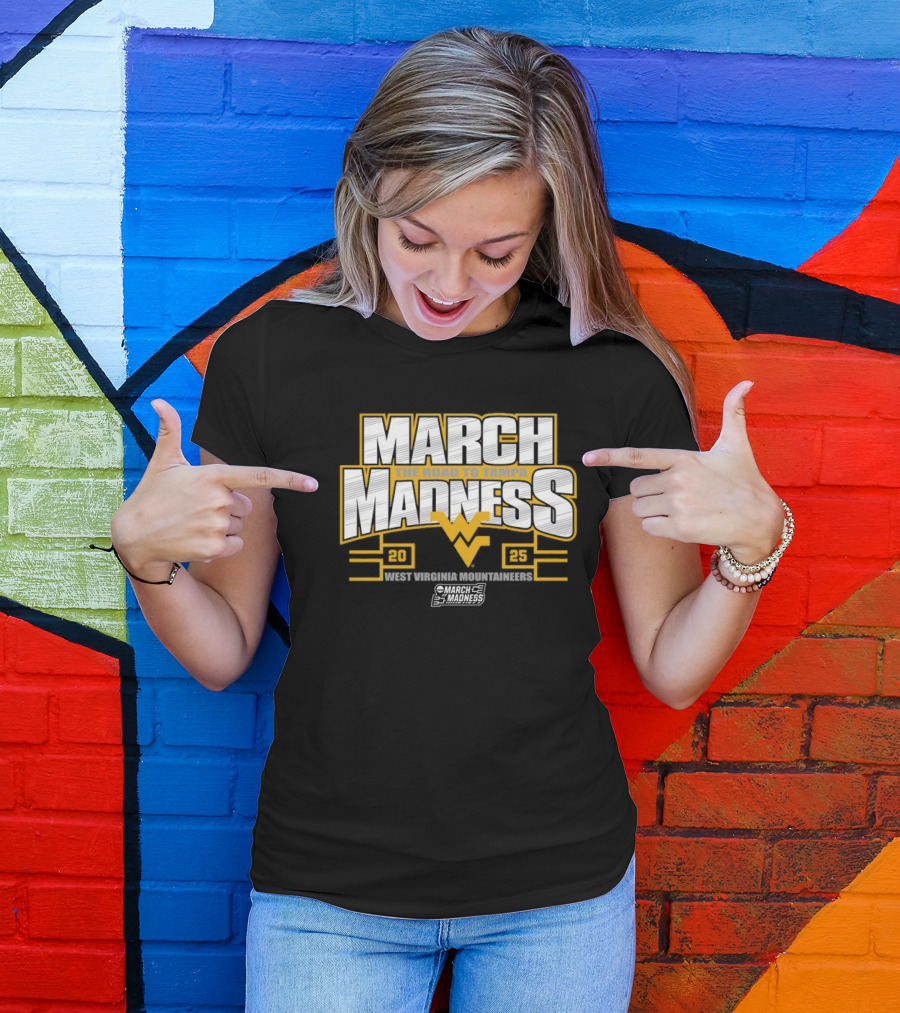 West Virginia Mountaineers 2025 NCAA March Madness The Road To Tampa T-Shirt