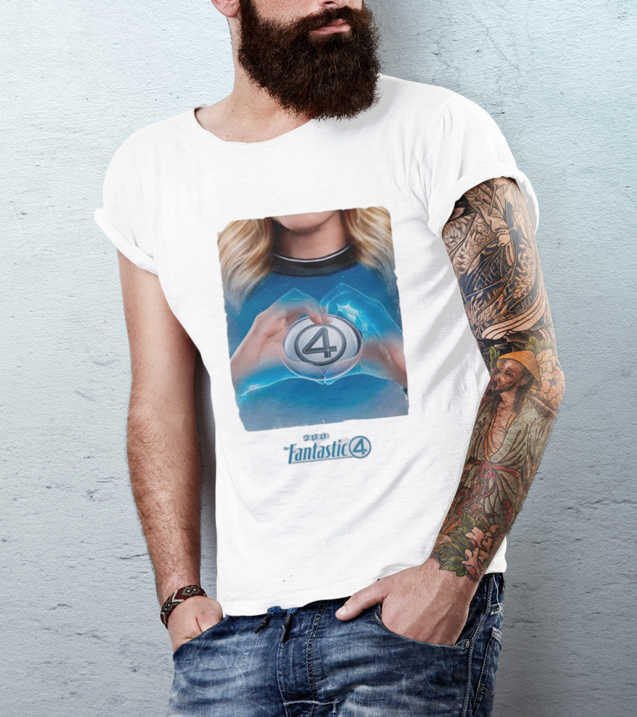 Invisible Woman Marvel Studios Fantastic 4 Emblem T-Shirt