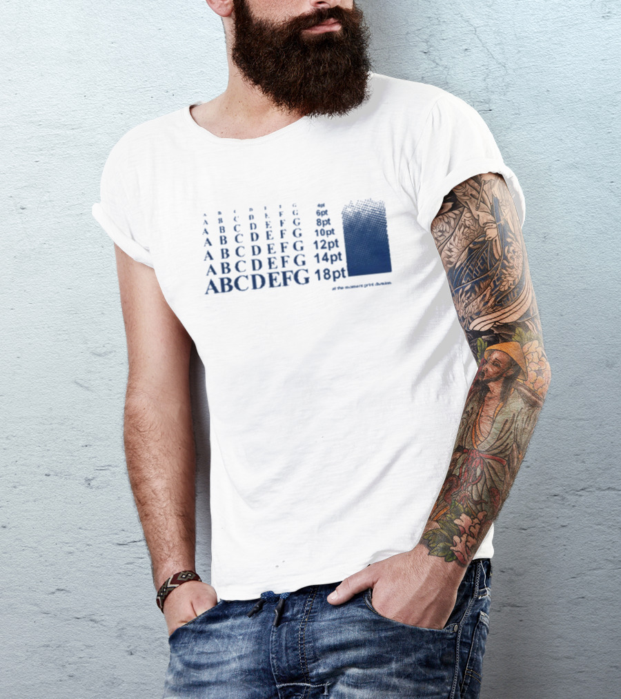 Abcdefg 6pt 8pt 10pt 12pt 14pt 18pt At The Moment PxFx Chameleon T-Shirt
