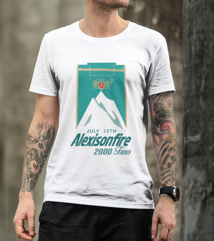 Allotment Trees X Alexisonfire July 12th 2005 Tour T-Shirt