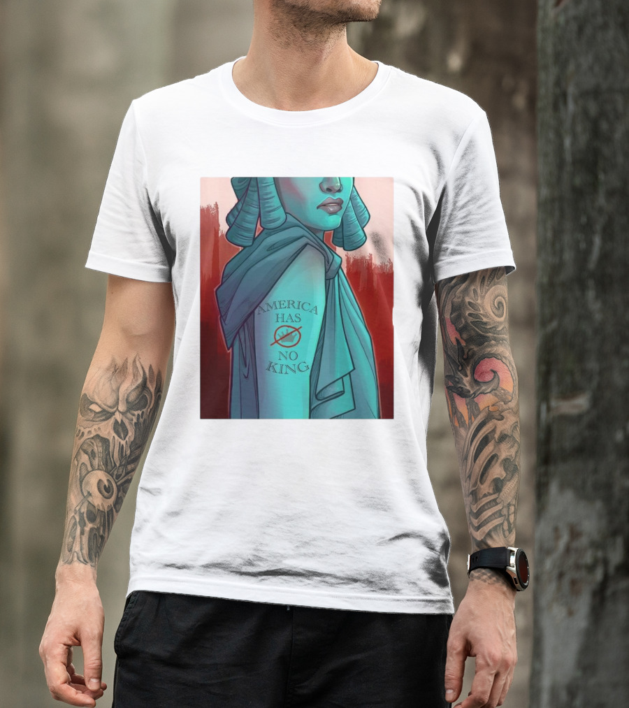 America Has No King Lady Liberty 2025 T-Shirt