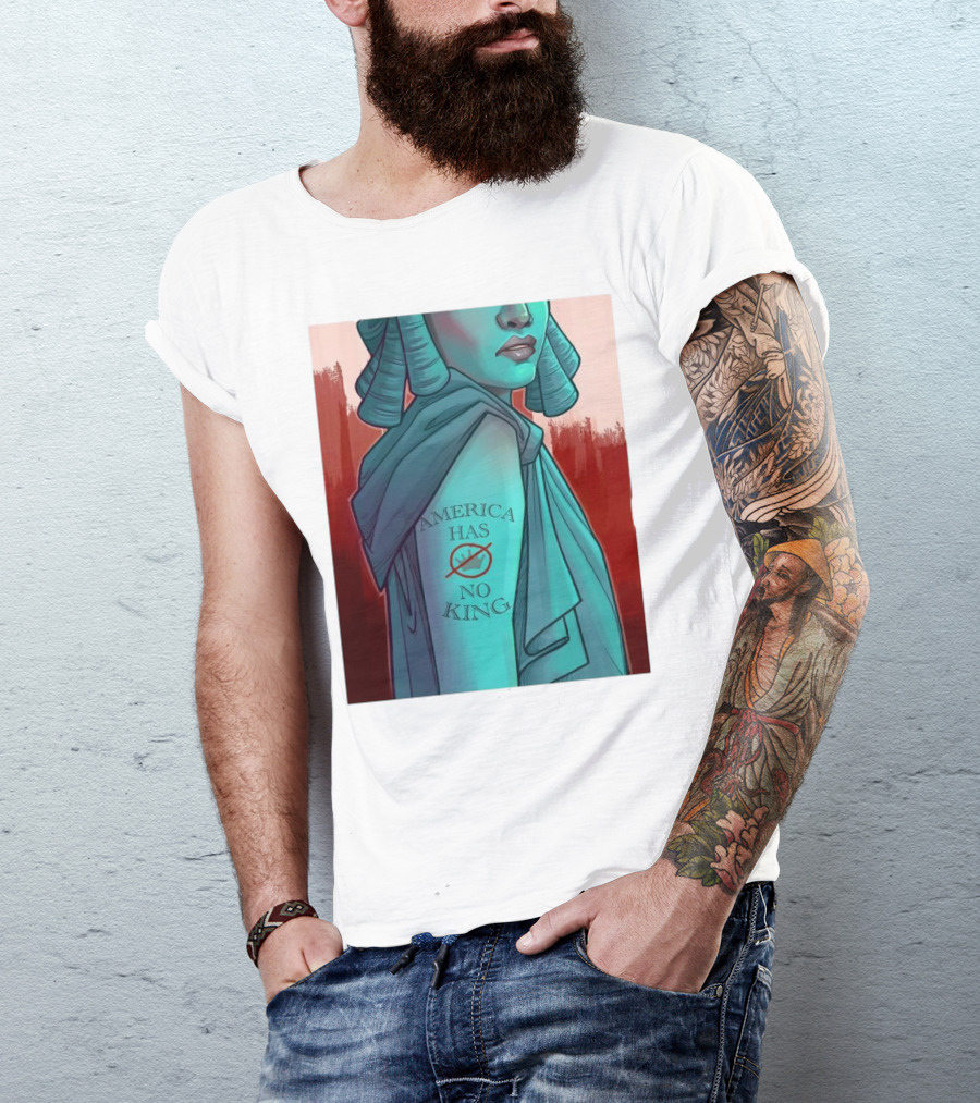 America Has No King Lady Liberty 2025 T-Shirt