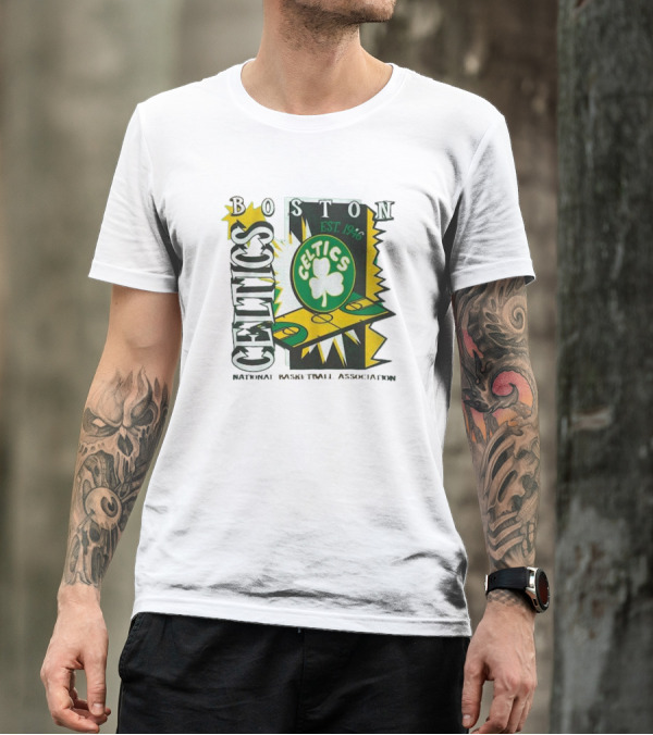 Boston Celtics EST 1946 Mitchell & Ness Youth Retro ’90s National Basketball Association T-Shirt