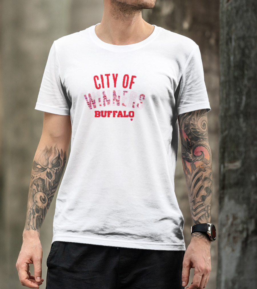 Buffalo City Of Winners Football T-Shirt