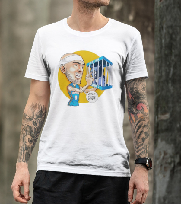 Caruso Poke Poke Poke Thunder 118-99 Game 2 Grizzlies T-Shirt