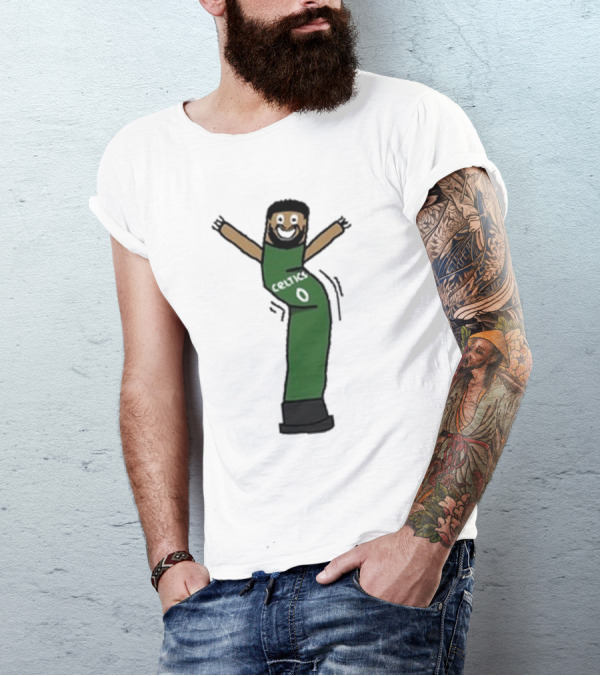 Celtics Jayson Tatum Inflate-Tum Cartoon T-Shirt