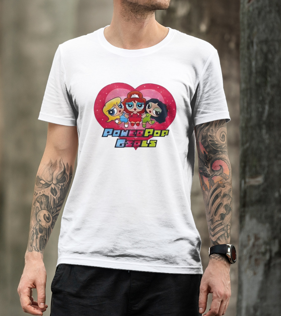 Chappell Roan Power Pop Girls Heart Cartoon Trio T-Shirt