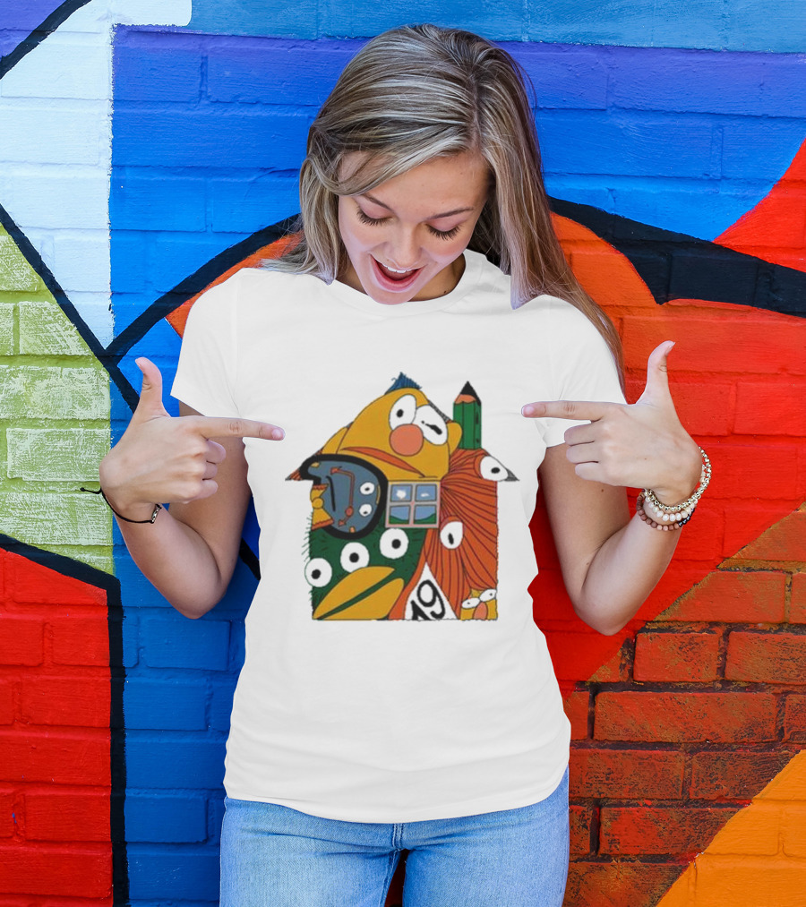 Don’t Hug Me I’m Scared And Pencil Characters T-Shirt