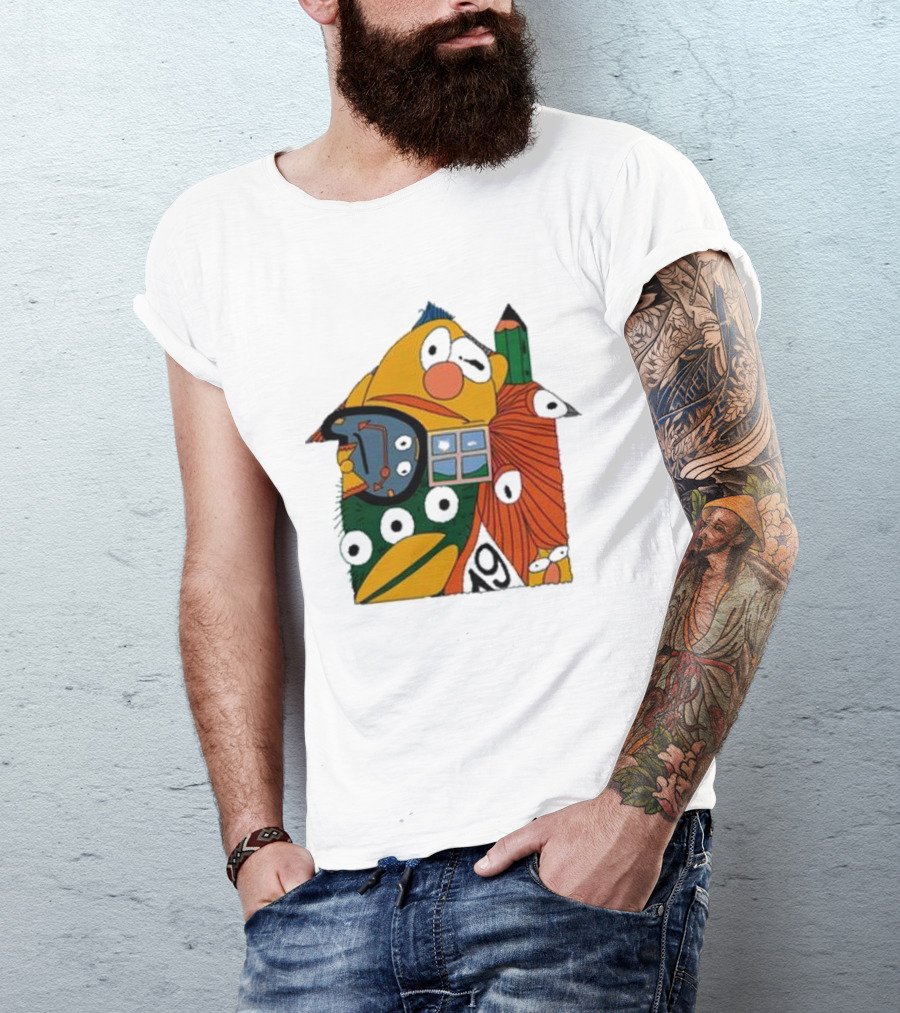 Don’t Hug Me I’m Scared And Pencil Characters T-Shirt