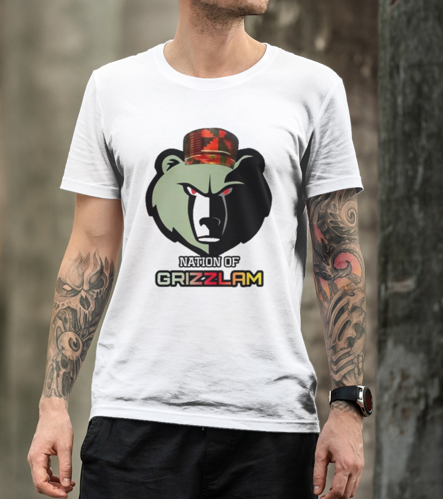 Feralrollypolly Grizzlam Bear Kufi Hat T-Shirt