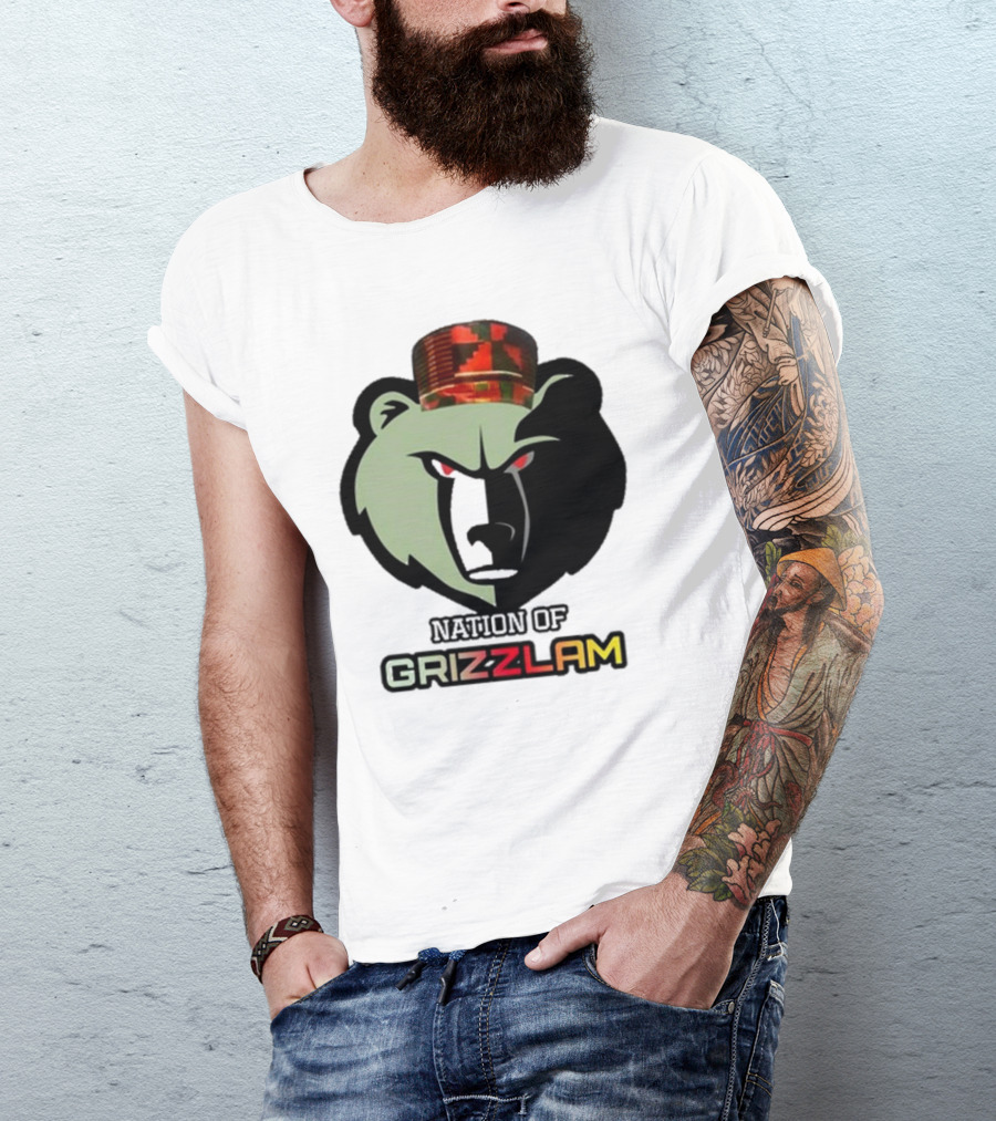 Feralrollypolly Grizzlam Bear Kufi Hat T-Shirt