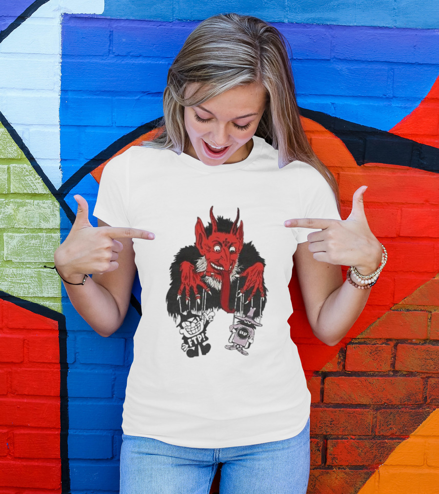 FTP Krampus Devil Puppet Master With FTP Characters T-Shirt