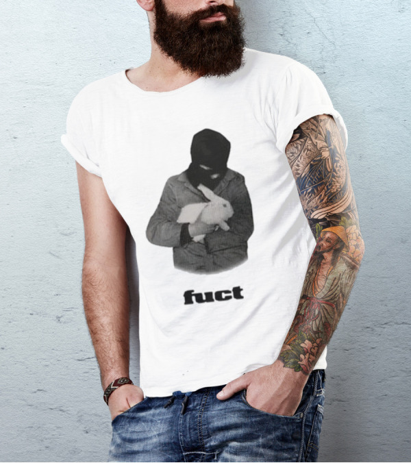 Fuct Robber Holding Rabbit Kill People Not Animals T-Shirt