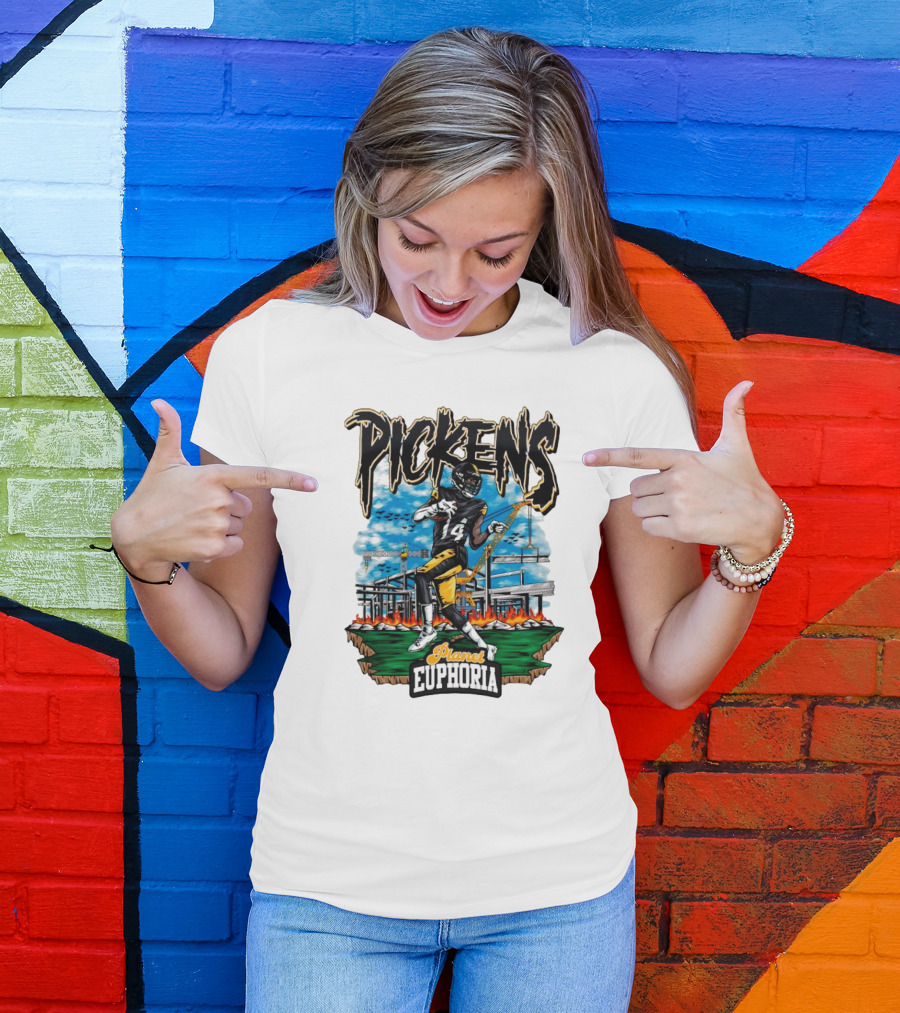 Pickens Planet Euphoria Pittsburgh Steelers NFL T-Shirt