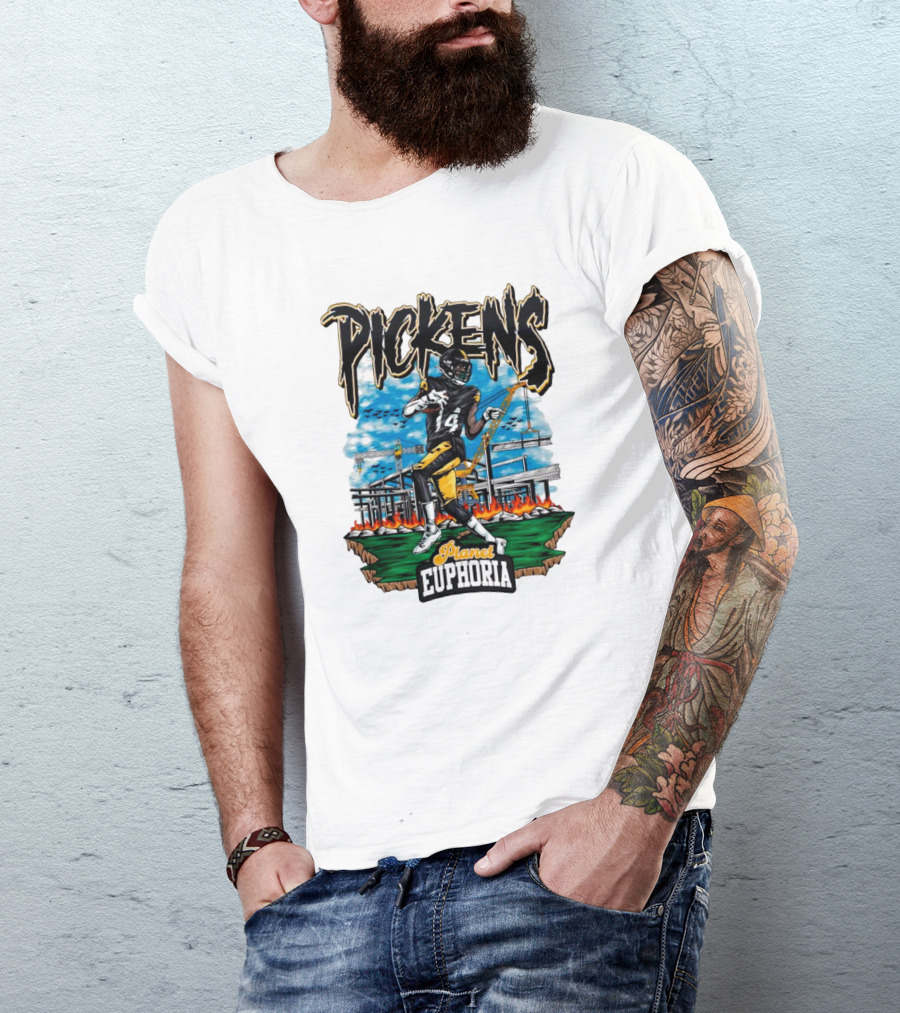 Pickens Planet Euphoria Pittsburgh Steelers NFL T-Shirt