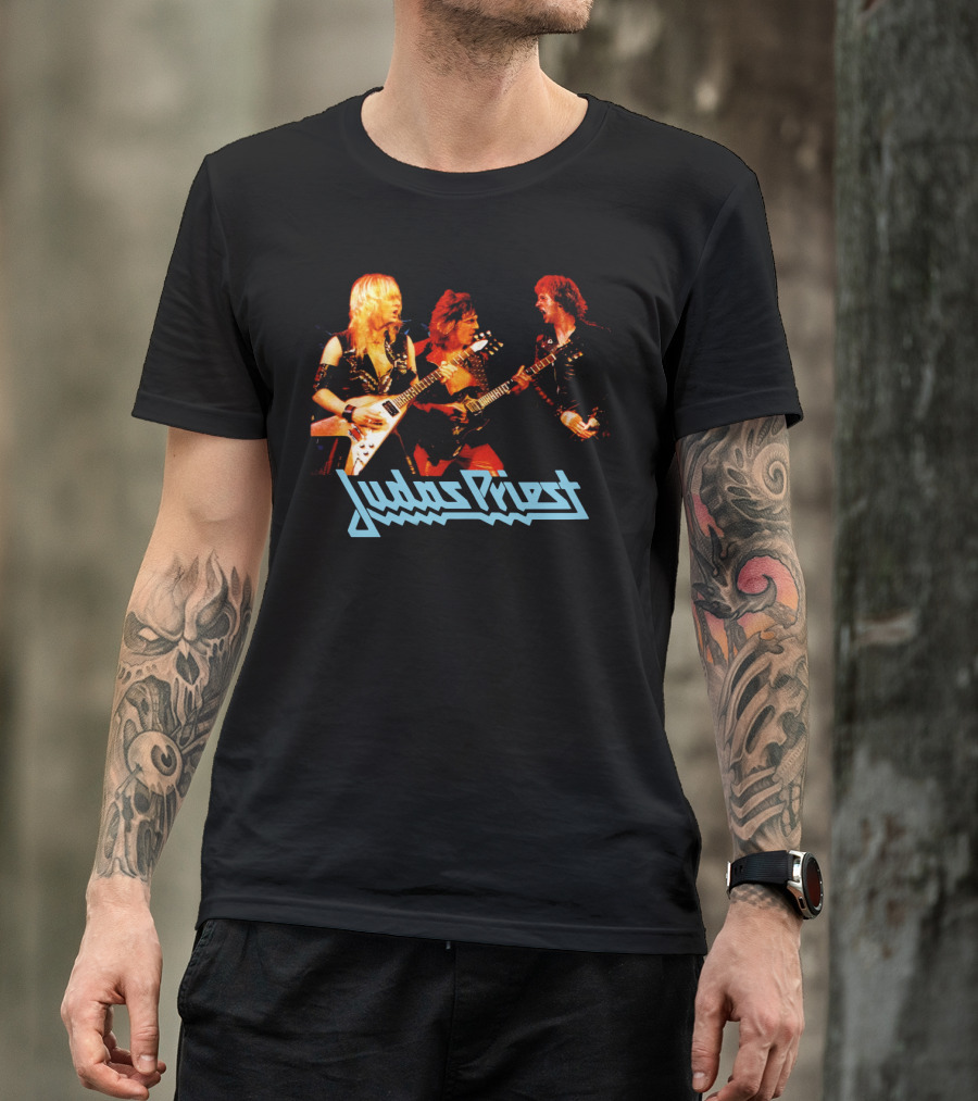 Judas Priest Band British Steeler Concert T-Shirt