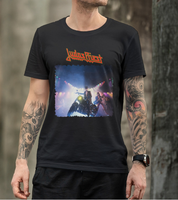 Judas Priest Unleashed In The East Motorcycle Concert Scene T-Shirt