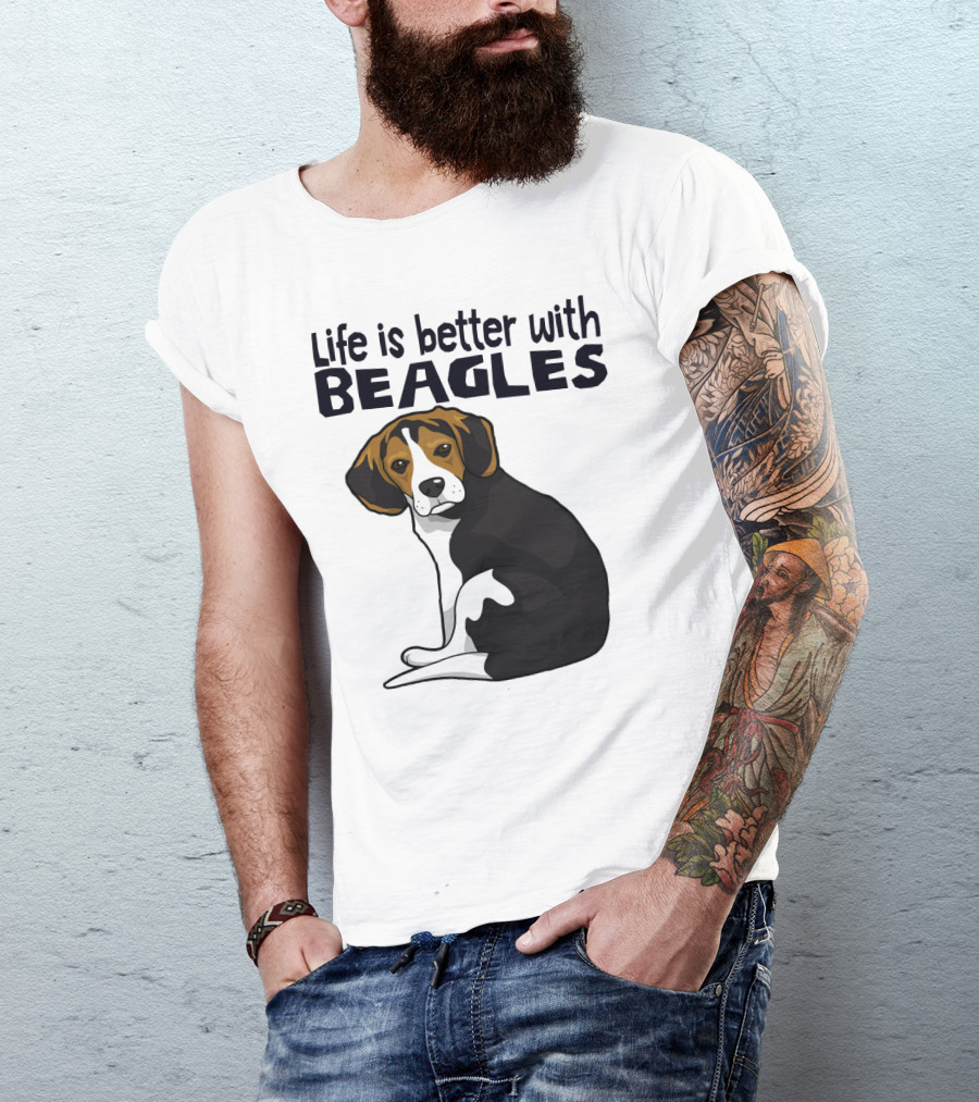 Life Is Better With Beagles T-Shirt