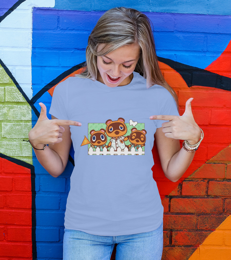 Animal Crossing New Horizons Tom Nook And Timmy And Tommy Trio Merch T-Shirt