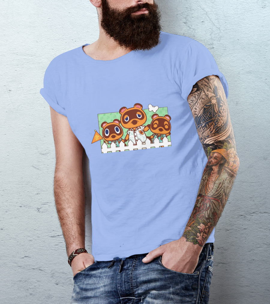 Animal Crossing New Horizons Tom Nook And Timmy And Tommy Trio Merch T-Shirt