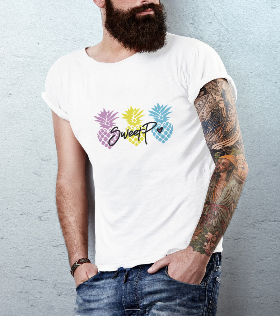 SweetP Pressley Hosbach Merch Pineapple Trio T-Shirt