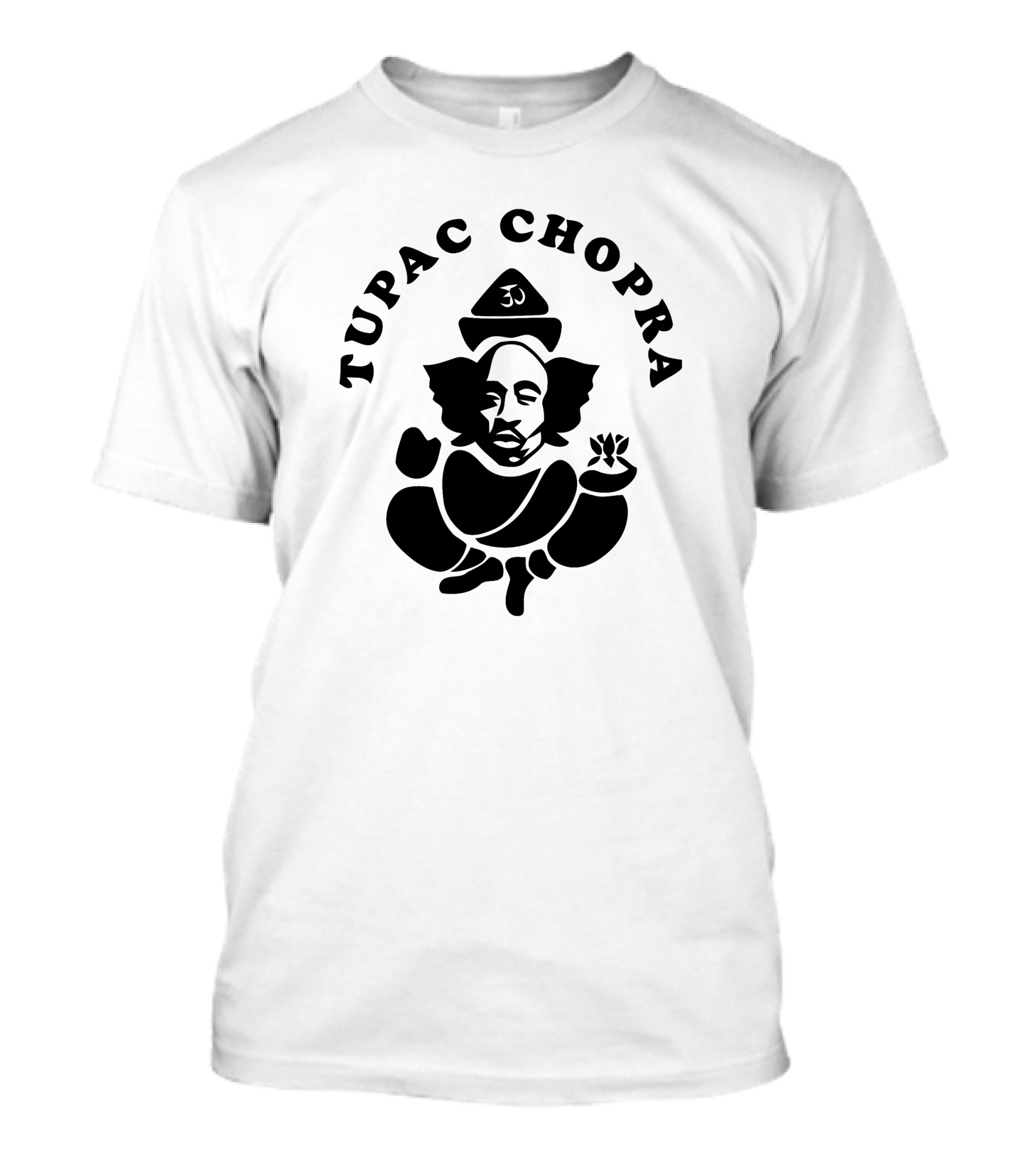 Tupac Chopra Meditation Iconic Mashup T-Shirt