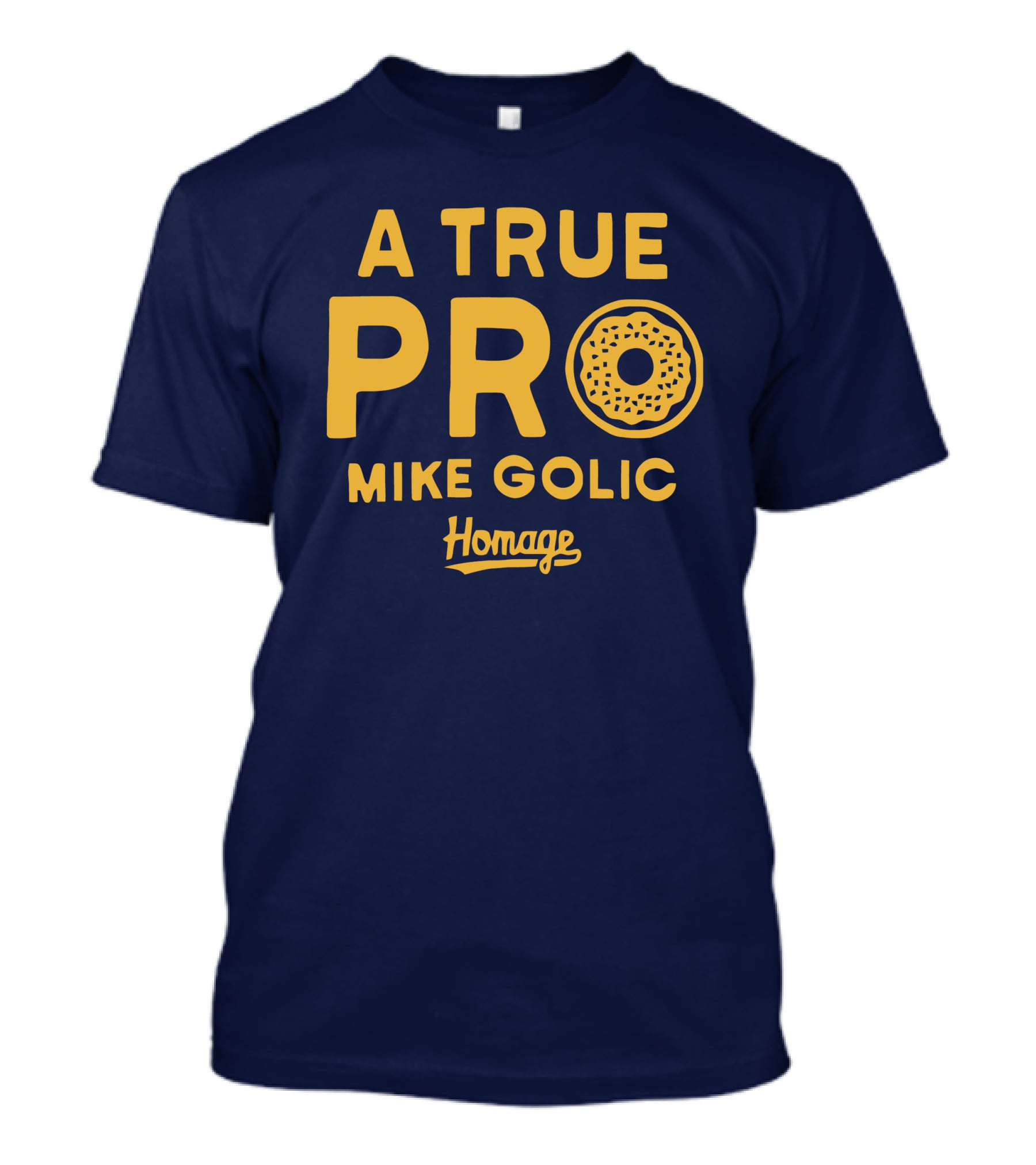 A True Pro Mike Golic Homage Donut T-Shirt