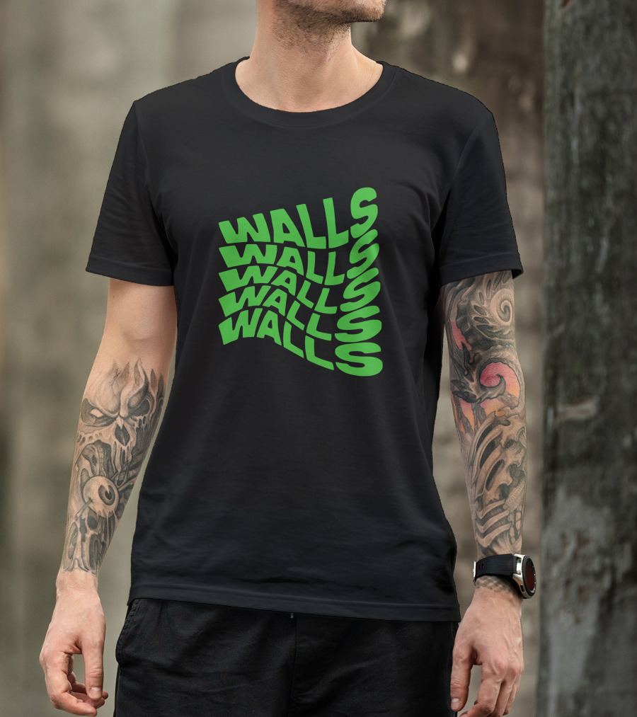 Louis Tomlinson Walls Text Green T-Shirt