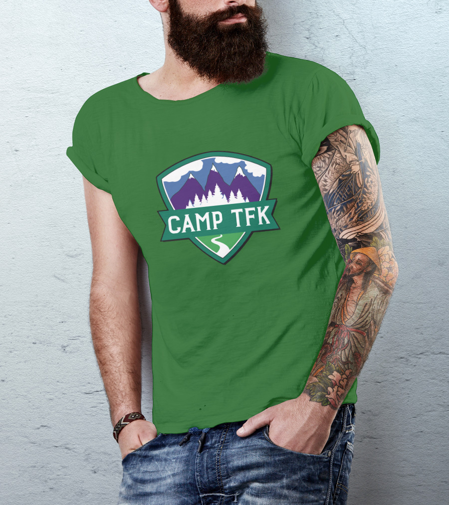 Camp TFK Mountain Adventure Badge T-Shirt