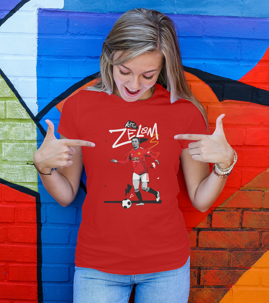 Katie Zelem Manchester United Football Player T-Shirt