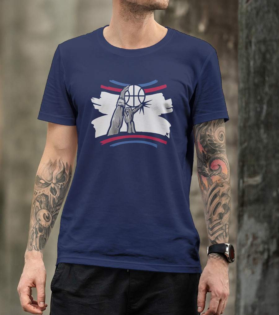 The Finger Block Basketball Iconic Defense Move T-Shirt