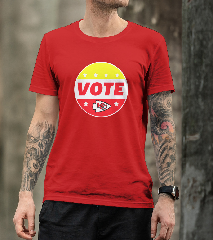 Vote Chiefs KC Red Stars Circle T-Shirt