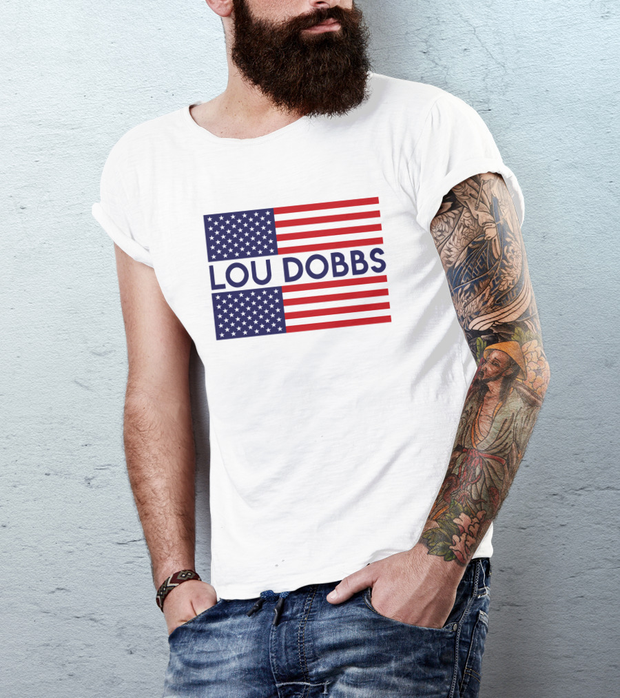 LOU DOBBS American Flag T-Shirt