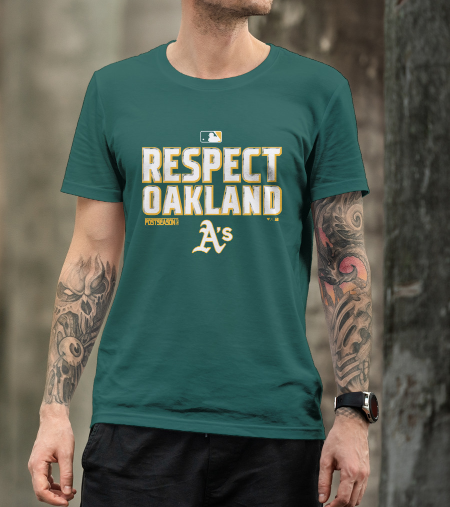 Respect Oakland A's Postseason MLB T-Shirt