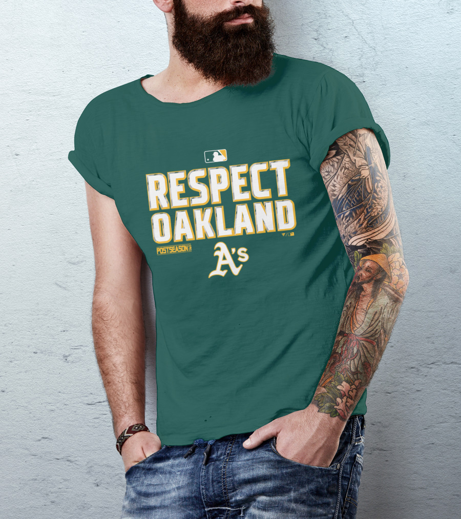 Respect Oakland A's Postseason MLB T-Shirt