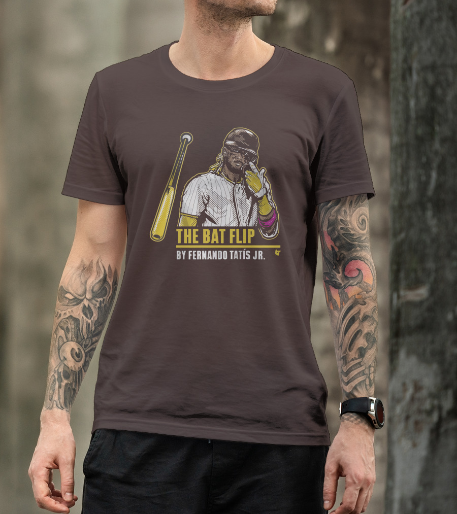The Bat Flip By Fernando Tatis Jr. San Diego Padres T-Shirt