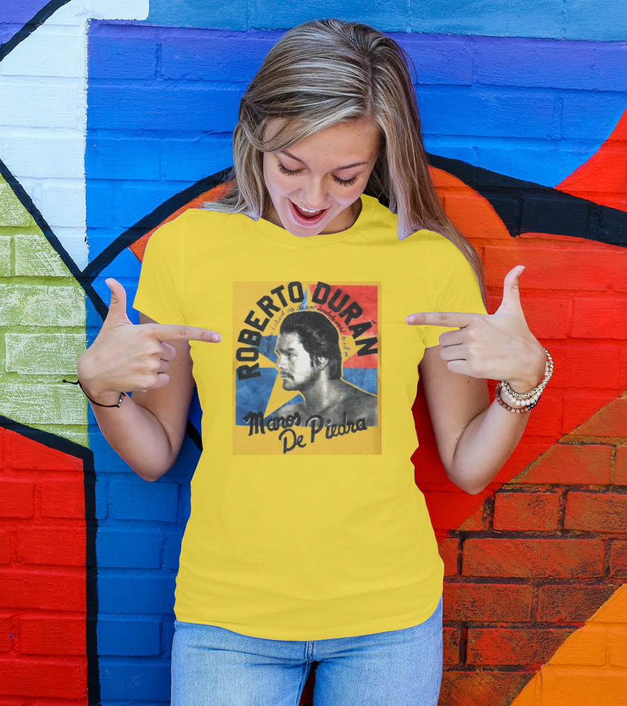 Roberto Durán Manos De Piedra Retro Boxing Legend Classic T-Shirt