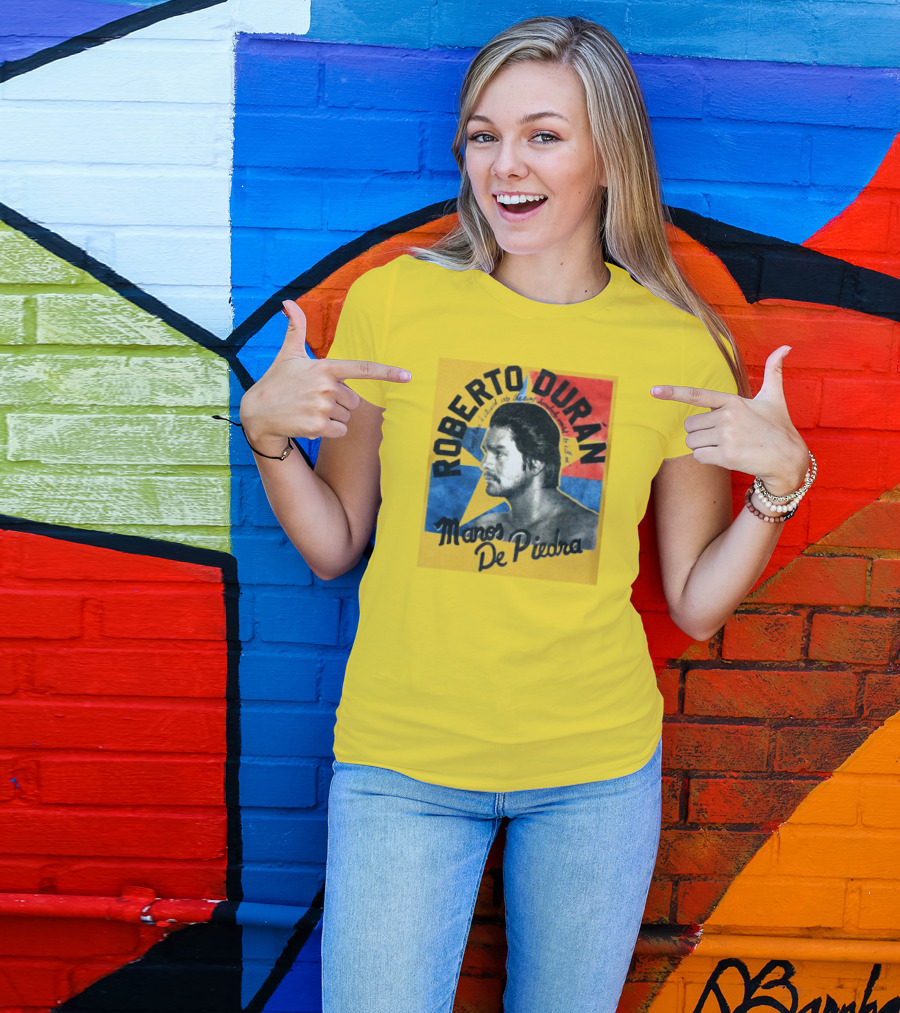 Roberto Durán Manos De Piedra Retro Boxing Legend Classic T-Shirt