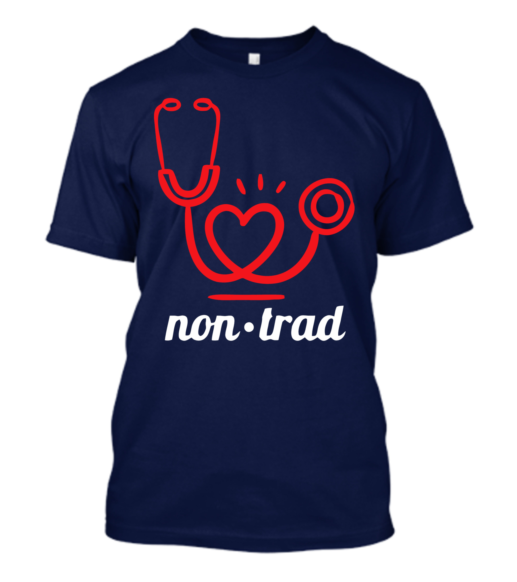 Non Trad Stethoscope Heart Valentine's Day Collection T-Shirt