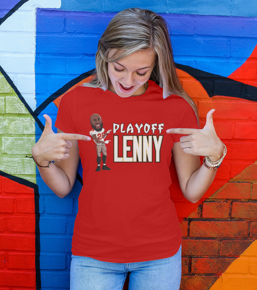 Playoff Lenny NFL Football Cartoon Player 27 T-Shirt